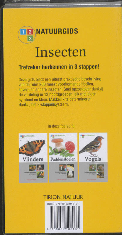 1-2-3 Natuurgidsen Insecten / 1-2-3 natuurgidsen achterkant