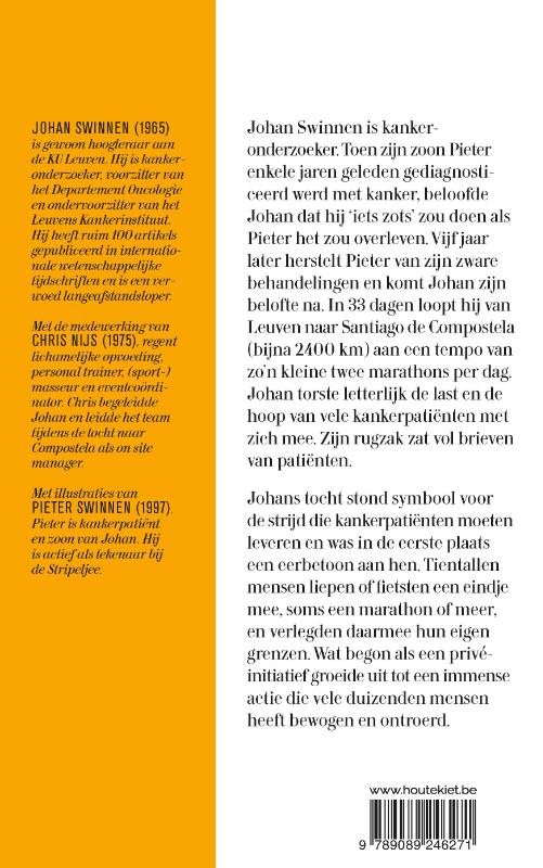 Post voor Compostela achterkant