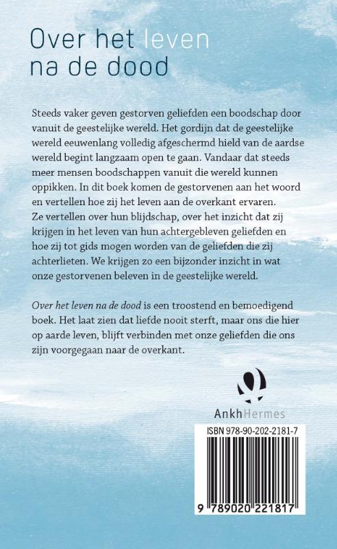 Over het leven na de dood achterkant