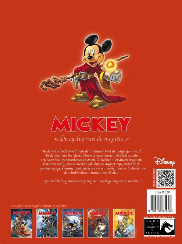 Mickey Mouse, cyclus van de magiërs 04. achterkant