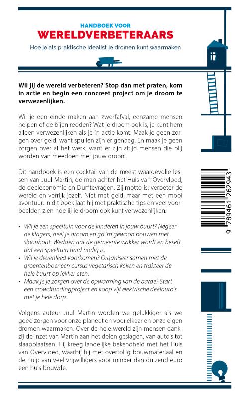 Handboek voor wereldverbeteraars achterkant