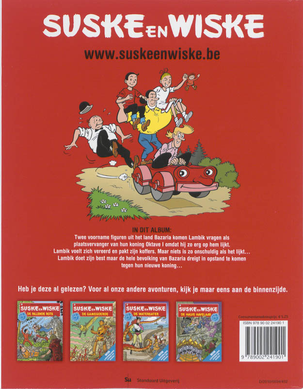 Suske En Wiske 091 De Speelgoedzaaier achterkant