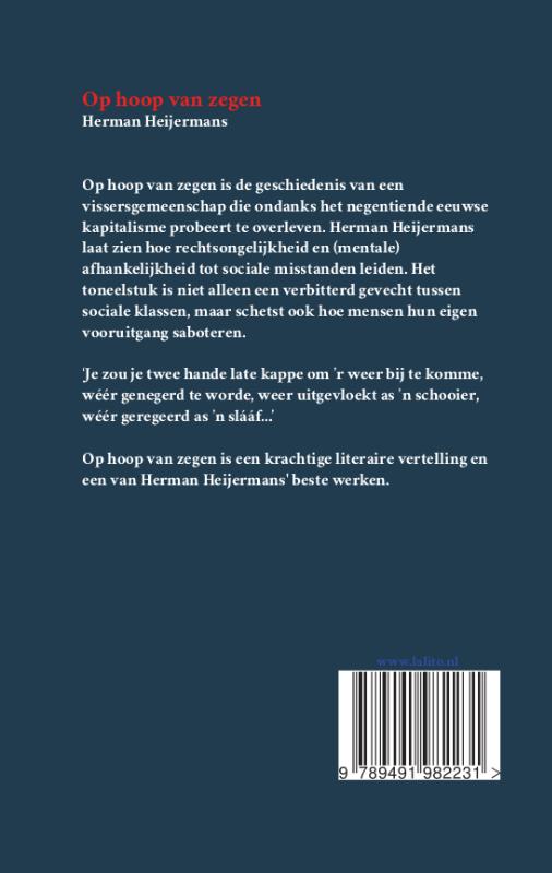 Op hoop van zegen / Literatuur voor beginners achterkant