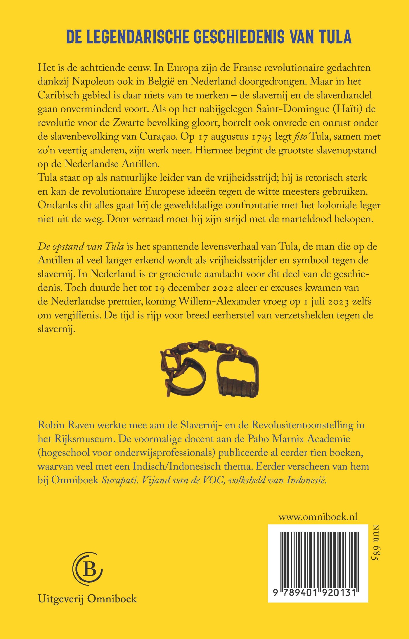 De opstand van Tula achterkant