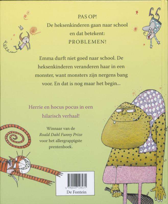 Heksenkinderen Op School achterkant