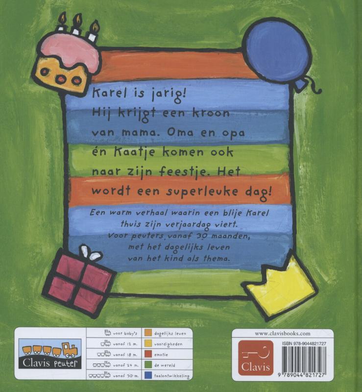 Karel is jarig / Karel en Kaatje achterkant