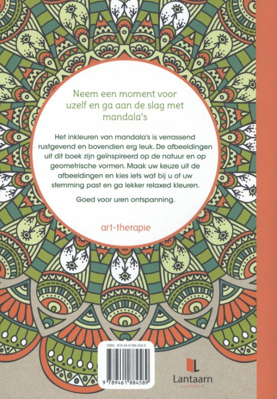 RUSTGEVENDE MANDALA'S : CREATIEF KLEUREN achterkant