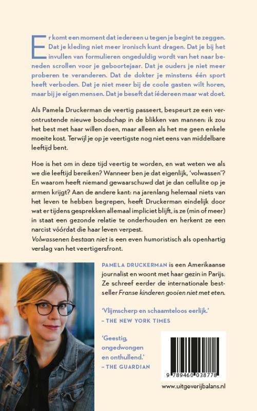 Volwassenen bestaan niet en andere dingen die ik pas na mijn veertigste begreep achterkant