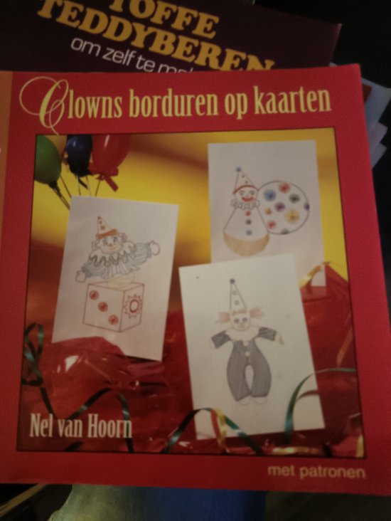 Clowns borduren op kaarten / Cantecleer hobbywijzer