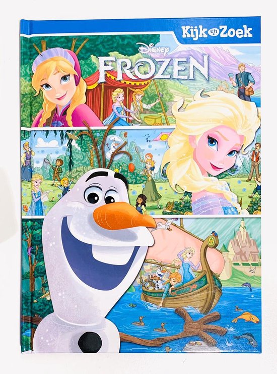 Disney Frozen 2 - Frozen 2 Zoekboek - Kijk en Zoekboek - Elsa Anna Olaf Kristoff en Sven - 2020