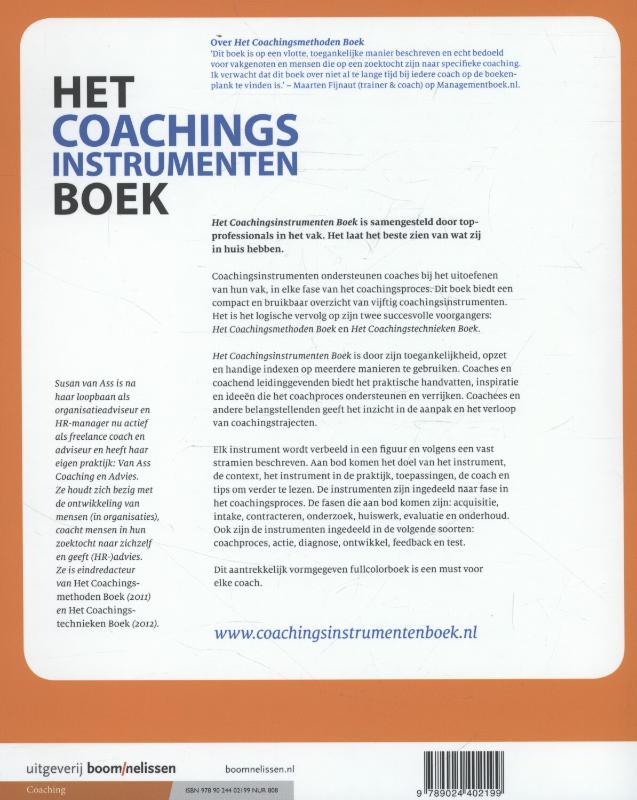 Het coachingsinstrumenten boek achterkant