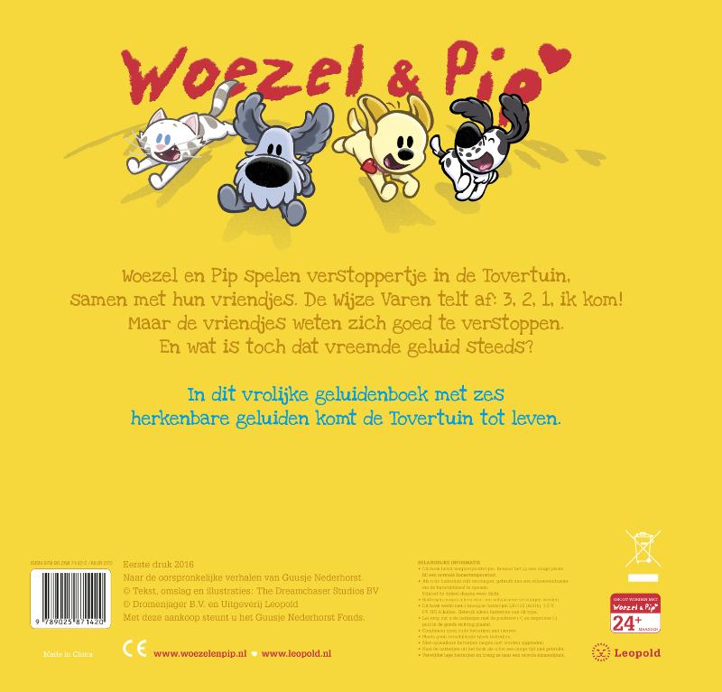 Verstoppertje / Woezel & Pip achterkant