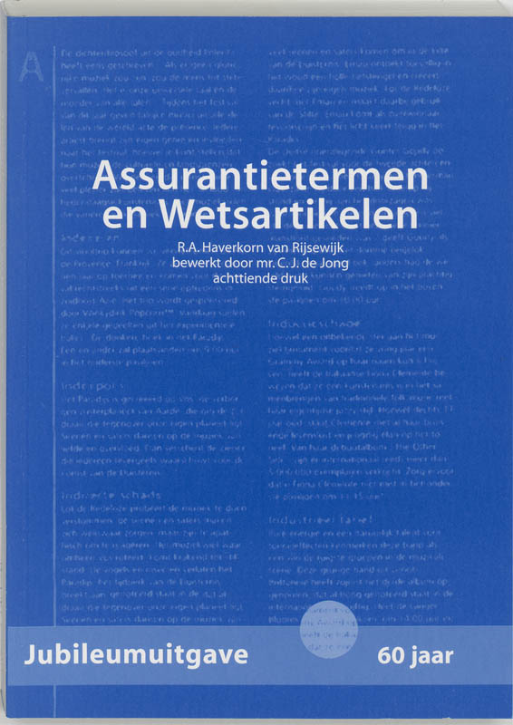 Assurantietermen en Wetsartikelen