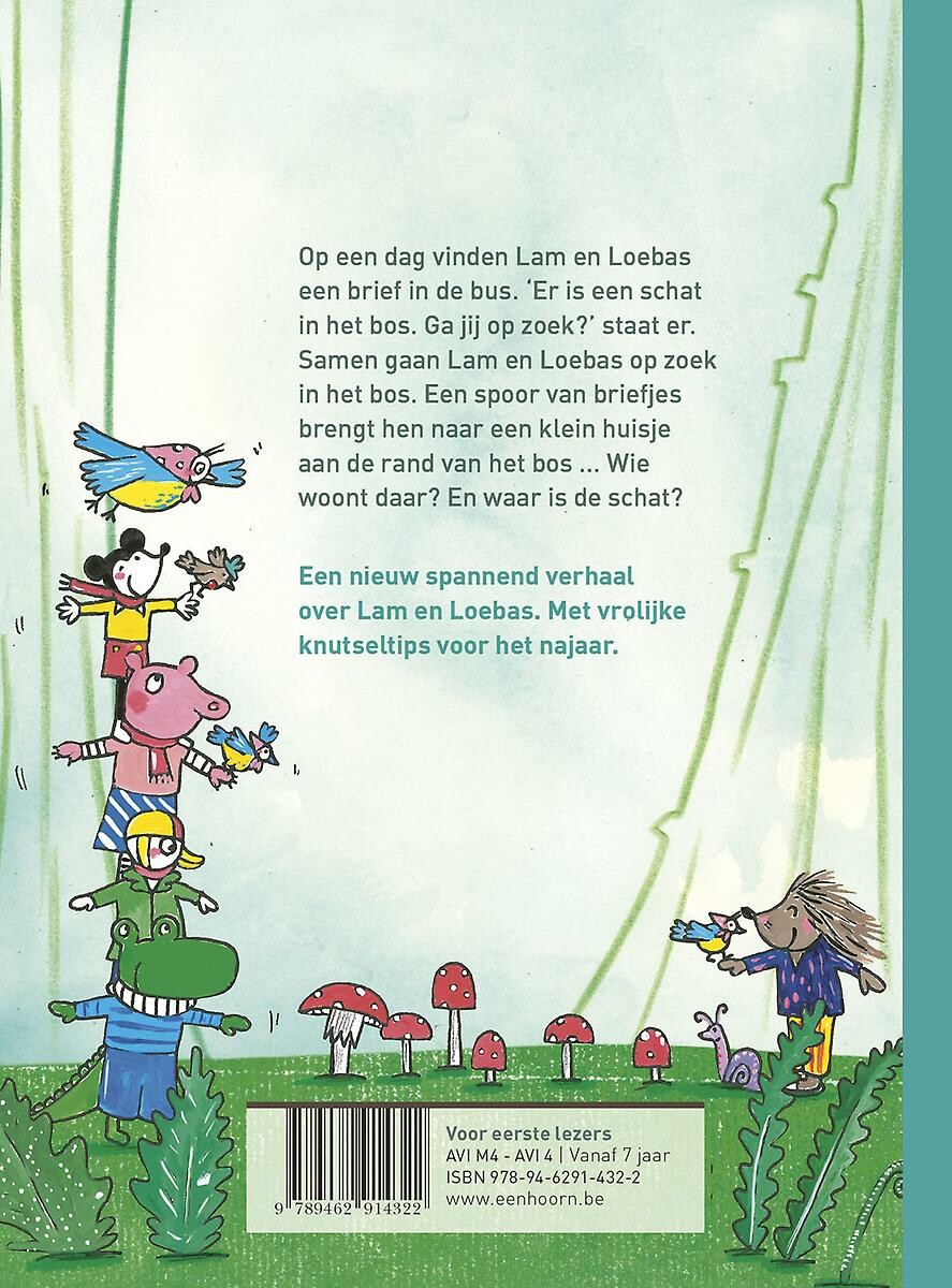 De schat in het bos / Lam en Loebas / 0 achterkant