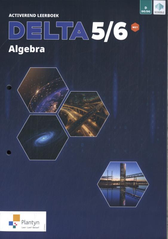 Delta 5/6 Algebra Activerend leerboek - Doorstroomfinaliteit wetenschappen (incl. Scoodle) / Vast Boek / Delta