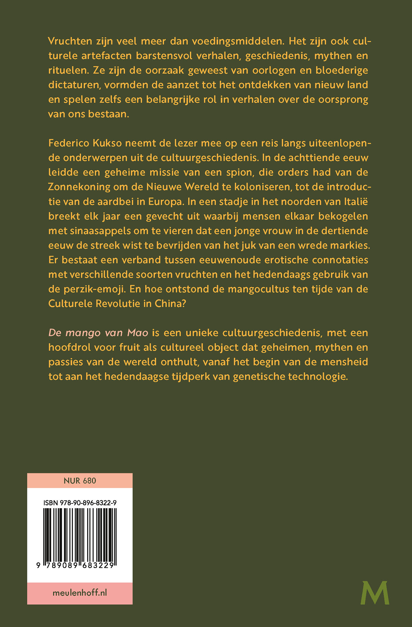 De mango van Mao achterkant