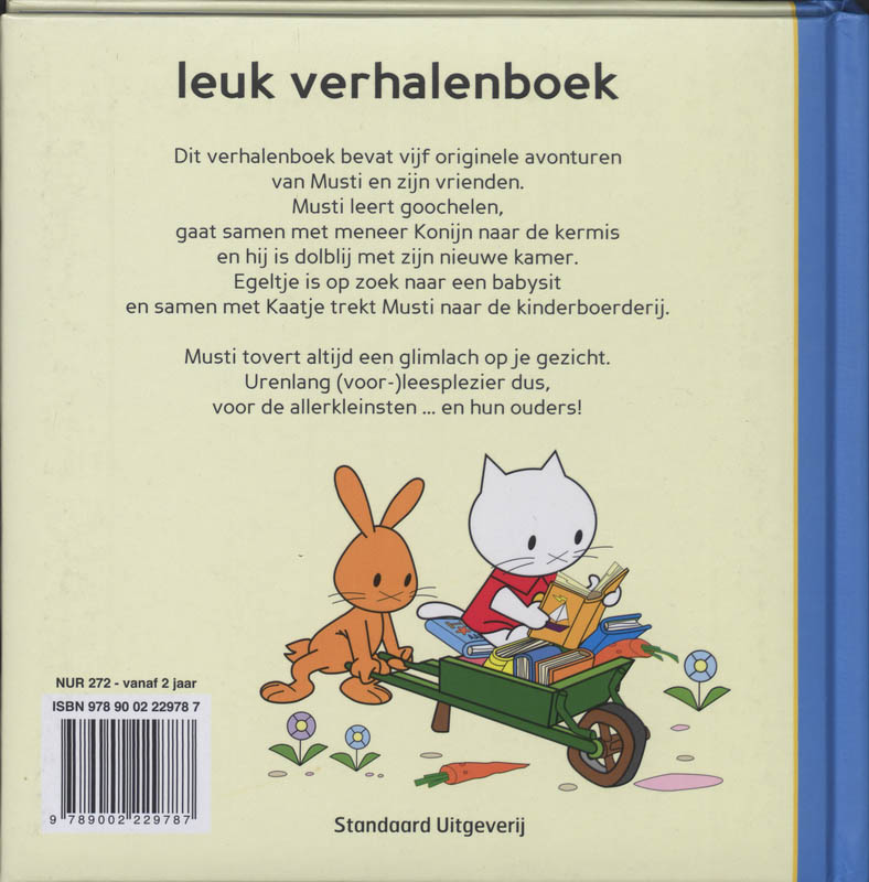 Musti Leuk Verhalenboek / Musti achterkant