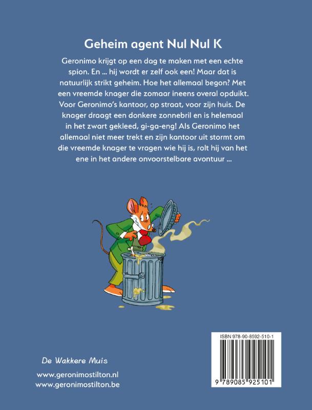 Geheim agent Nul Nul K / Geronimo Stilton-reeks / 35 achterkant