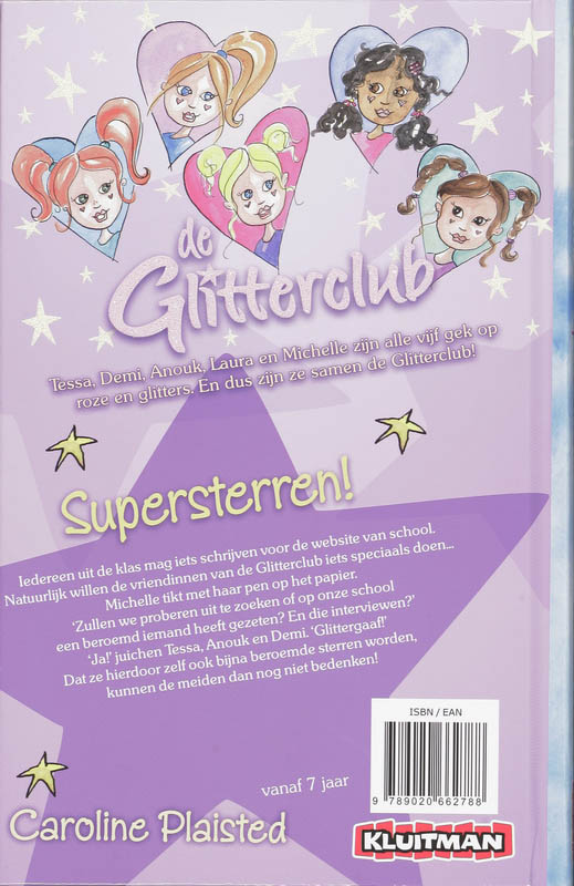 Supersterren / De Glitterclub achterkant