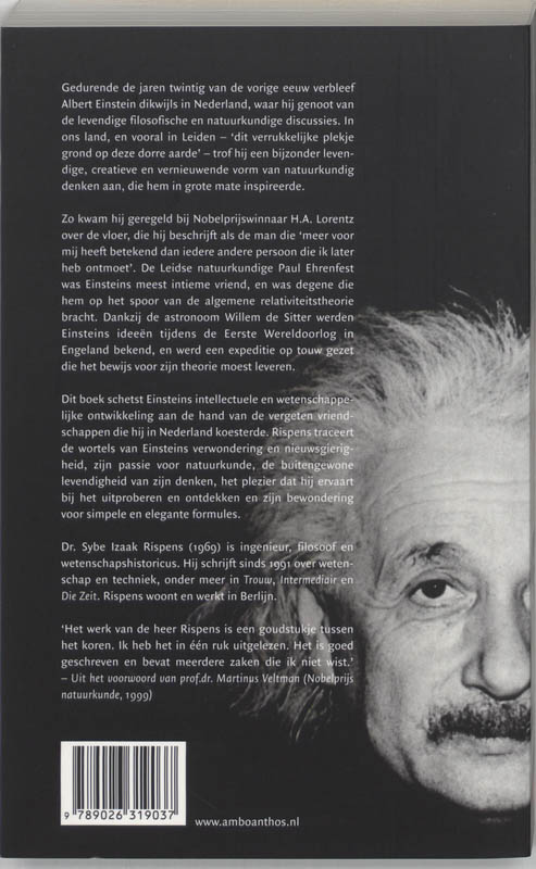 Einstein In Nederland achterkant
