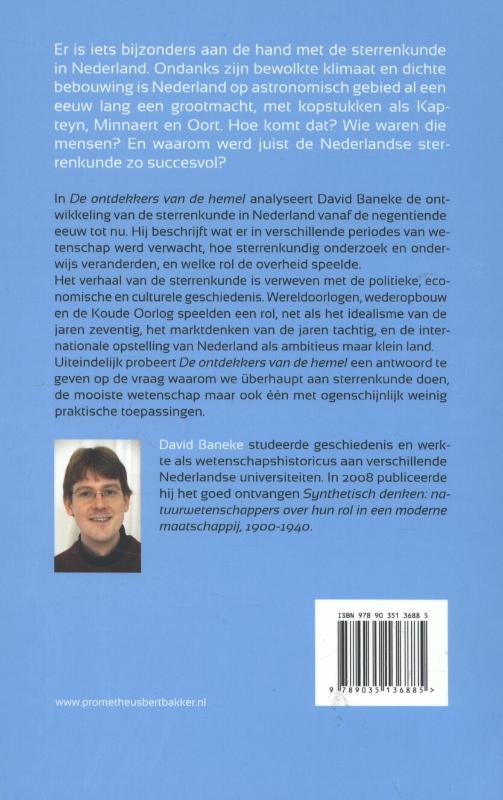 De ontdekkers van de hemel achterkant