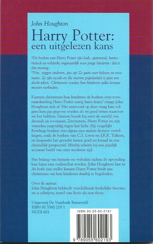 Harry Potter achterkant