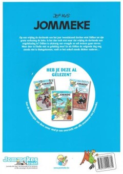 Odilon vermist / Jommeke strip / 273 achterkant