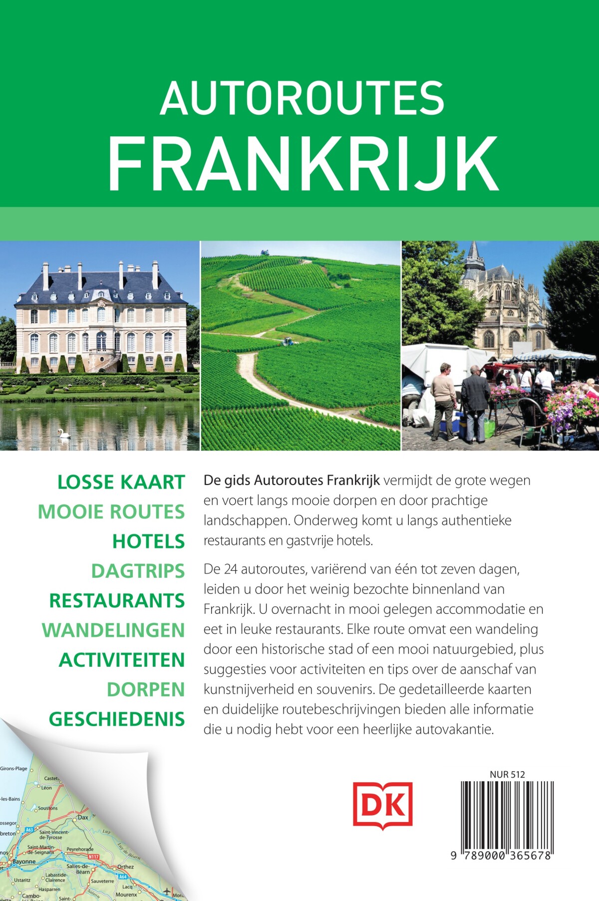 Autoroutes Frankrijk / Capitool reisgidsen achterkant