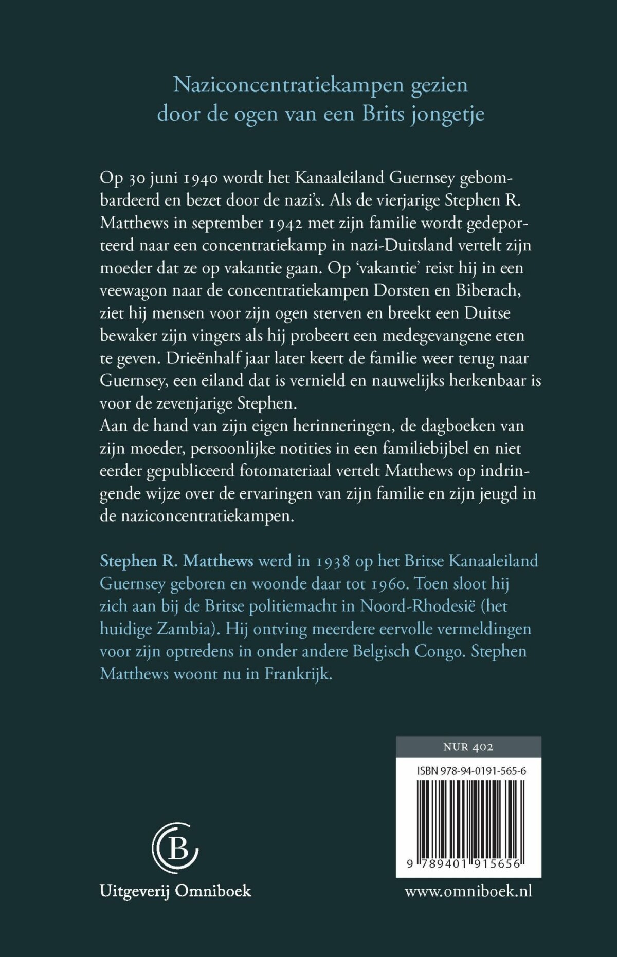De dag dat de nazi's kwamen achterkant