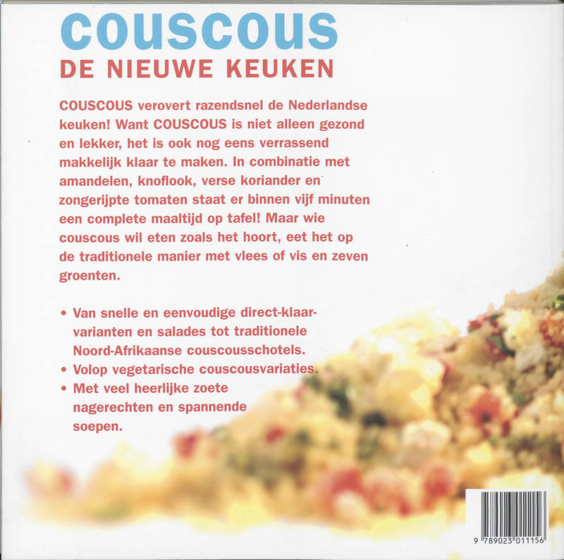 Couscous De Nieuwe Keuken achterkant