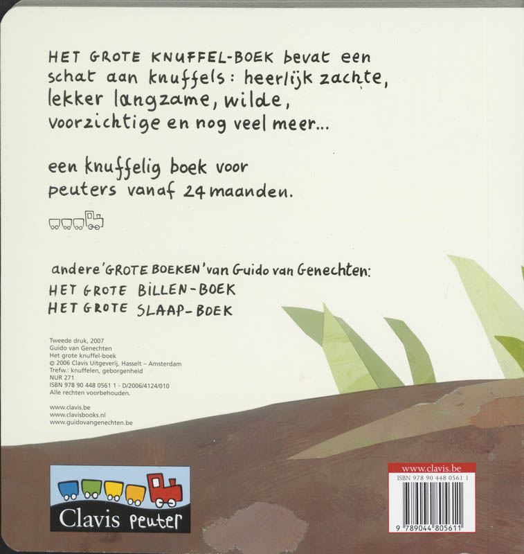 Het grote knuffelboek karton achterkant