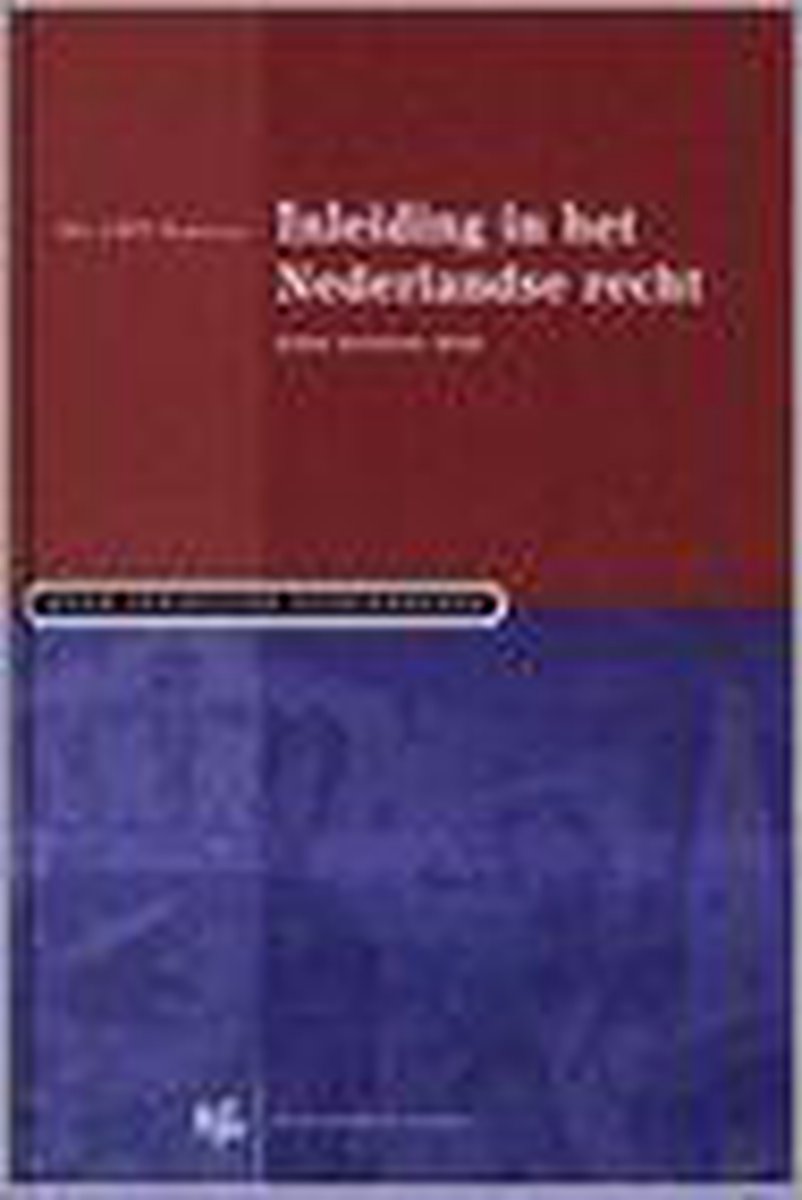 boekenbalie_9789054542209_cover Inleiding in het Nederlandse recht / Boom Juridische studieboeken
