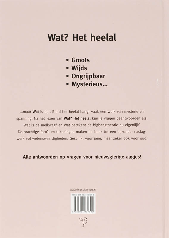 Het heelal / Wat? achterkant