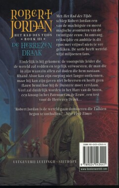 De herrezen draak / Het Rad des Tijds / 3 achterkant
