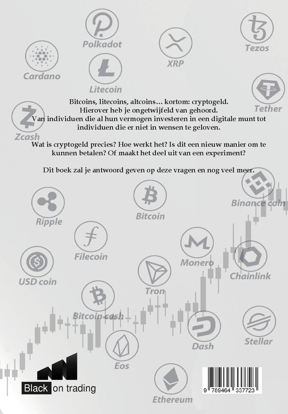 Black on crypto trading achterkant
