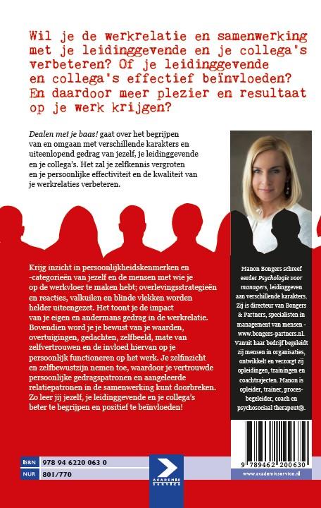 Dealen met je baas! achterkant