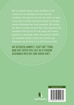 Het geluk van wandelen achterkant