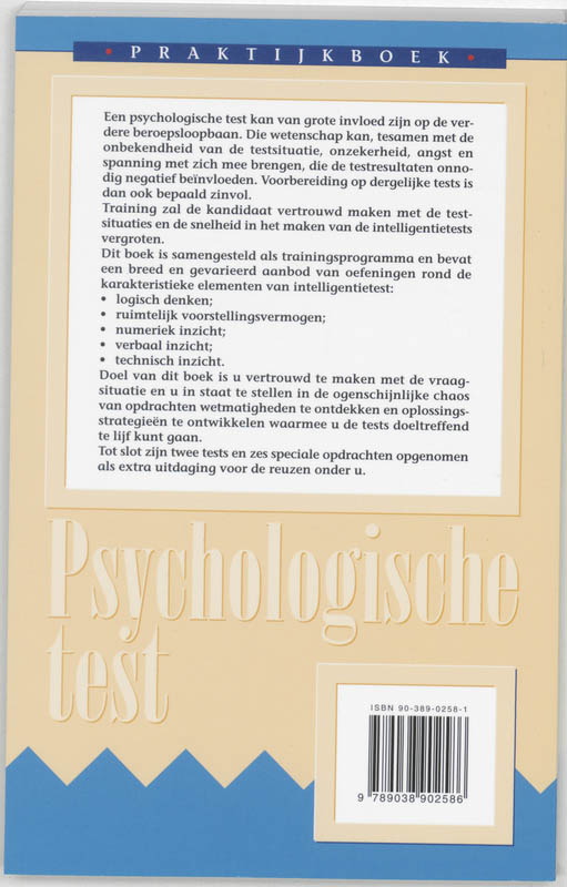 Praktijkboek psychologische test achterkant