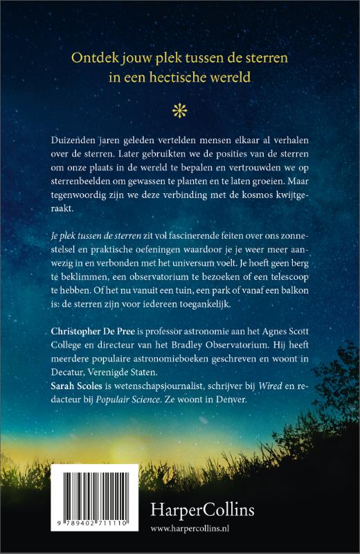 Je plek tussen de sterren achterkant
