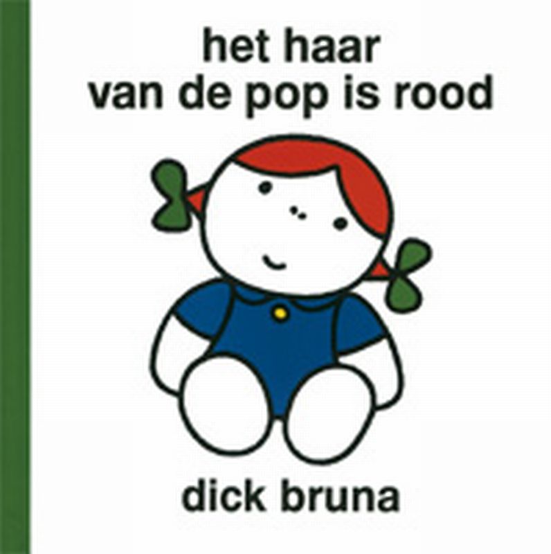 Het Haar Van De Pop Is Rood