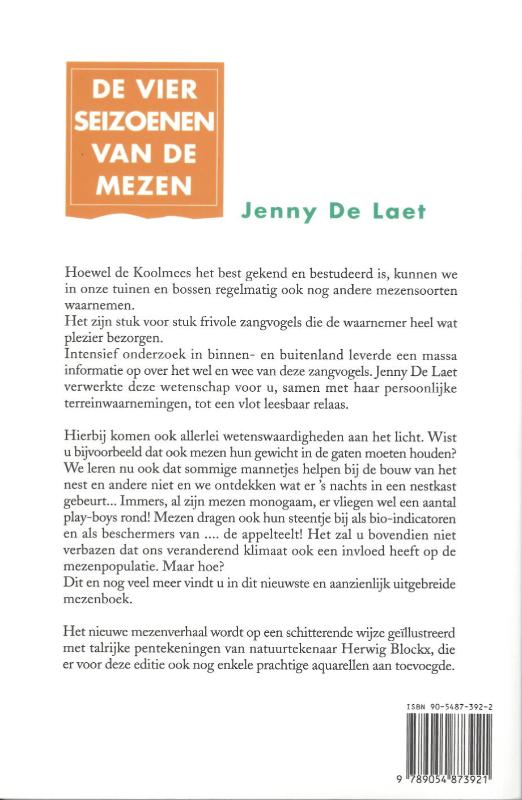 De vier seizoenen van de mezen / Vogels rondom ons / 11 achterkant