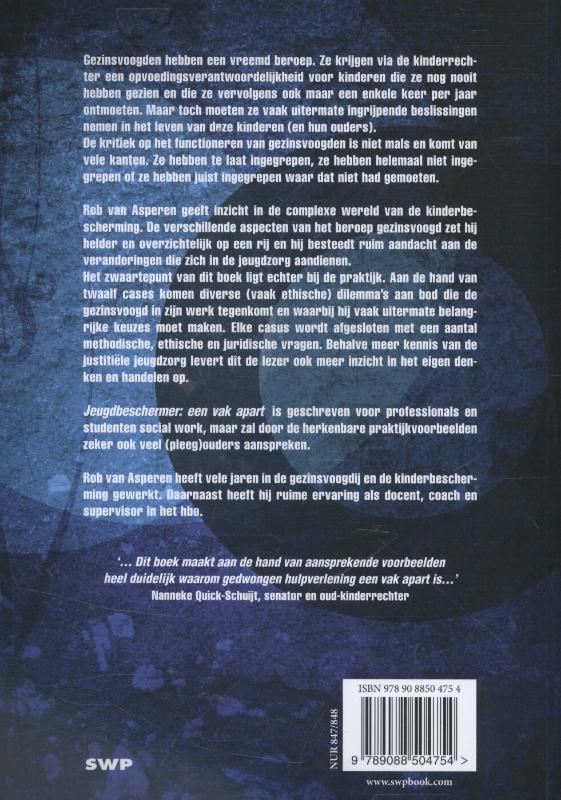 Jeugdbeschermer: een vak apart ... achterkant