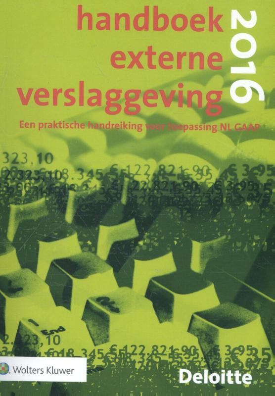 Handboek Externe Verslaggeving 2016