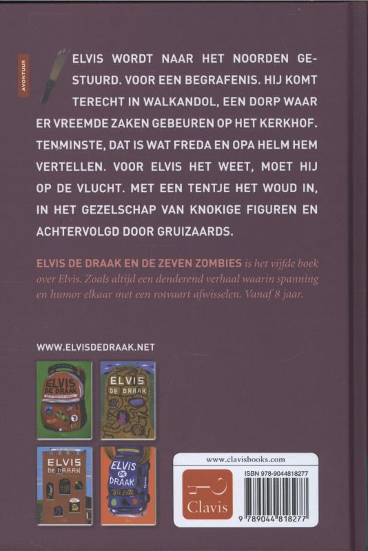 Elvis de draak en de zeven zombies achterkant