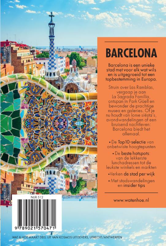 Barcelona / Wat & Hoe reisgids achterkant