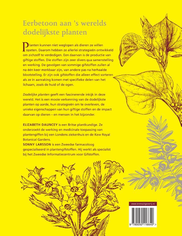 Dodelijke planten achterkant