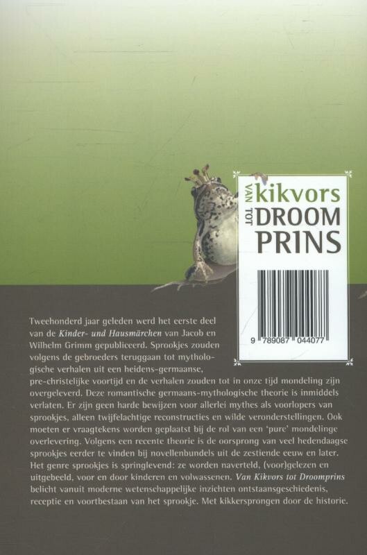 Van kikvors tot droomprins achterkant