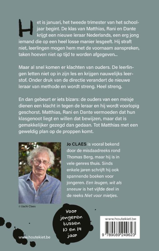 Een leugen, wit als sneeuw / Niet voor mietjes achterkant