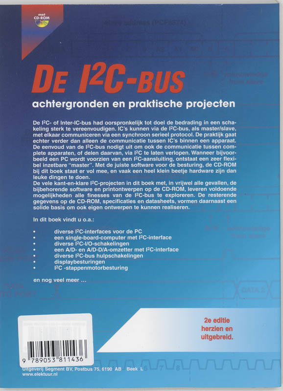 Het I2C-Boek + Cd-Rom achterkant