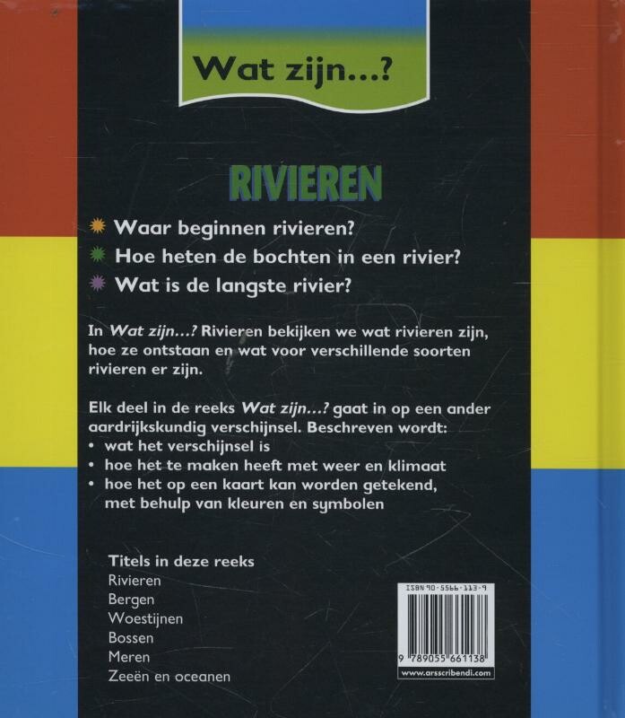 Rivieren / Wat zijn....? achterkant